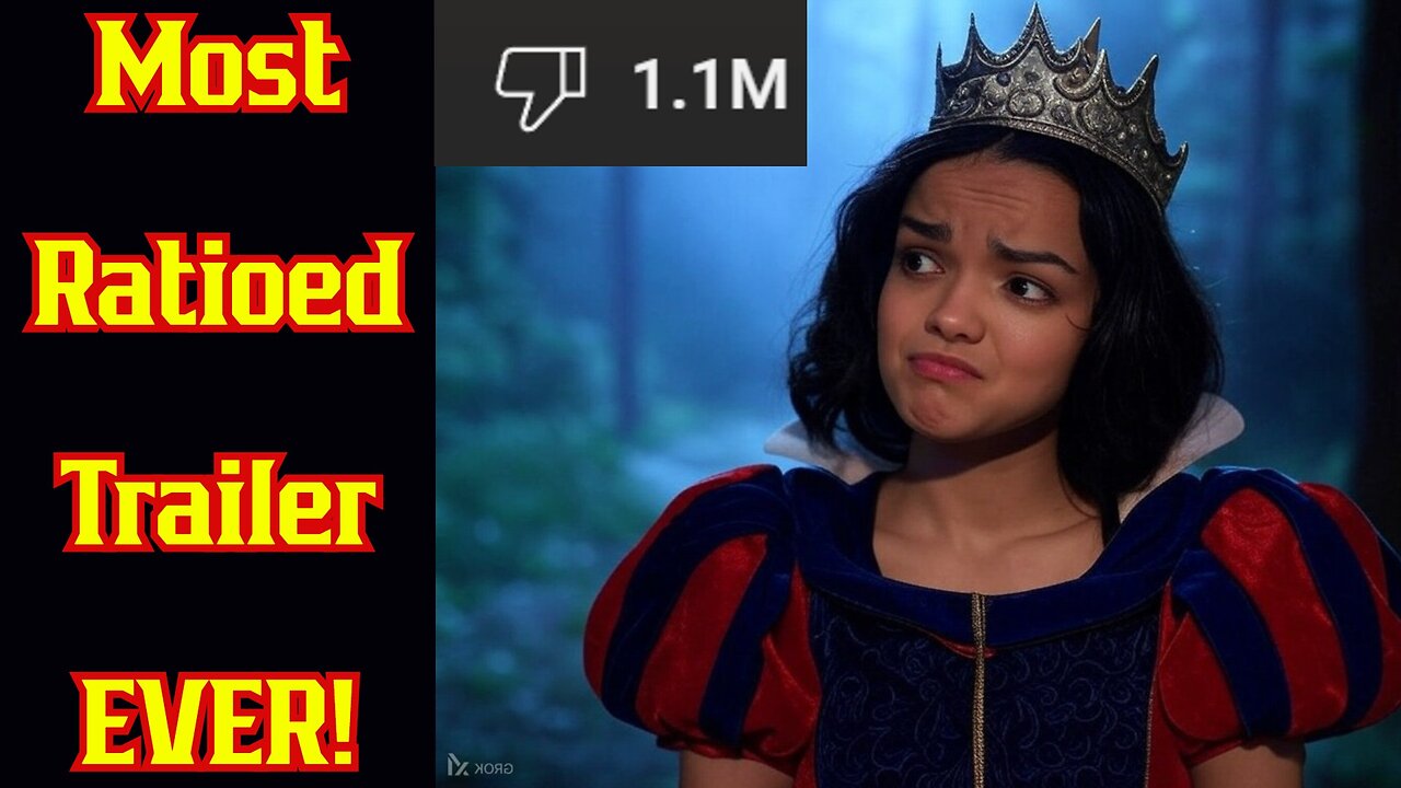 BOTH Snow White Trailers Hit 1 Million Dislikes On YouTube After Rachel Zegler Backlash | Disney