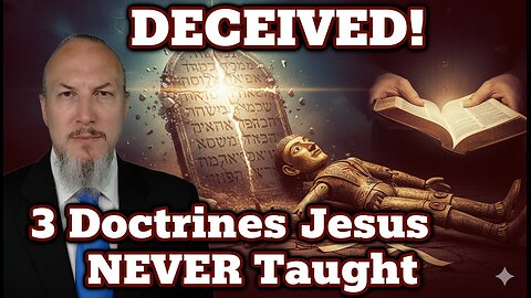 DECEIVED! 3 Doctrines Jesus NEVER Taught