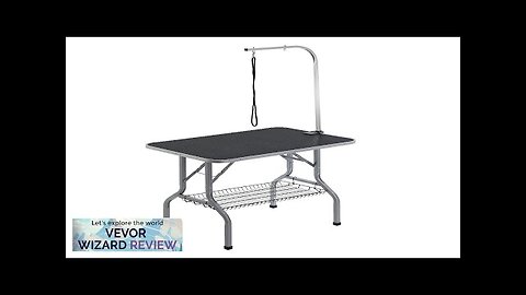 VEVOR Pet Grooming Table Arm with Clamp 36''x24'' Dog Grooming Station Foldable Review