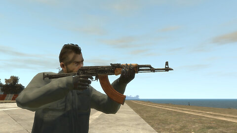 AKMS Assault Rifle: Firing, Reloading, Anims