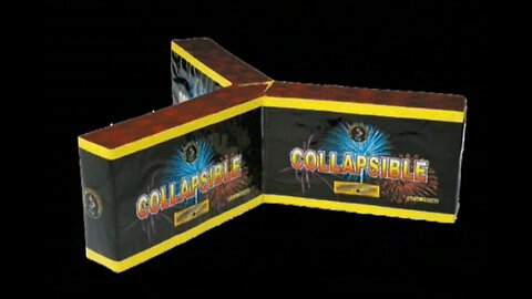 Black Smith Collapsible 36 Shots - 500 Gram Vuurwerk Cake