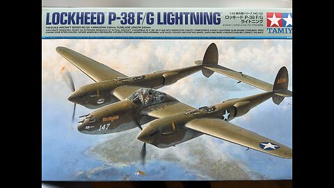 P38 Lightning: 1/48 scale Tamiya model kit