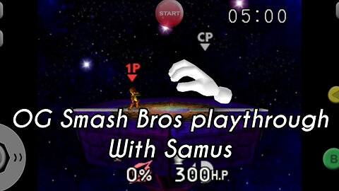 OG Smash Bros playthrough with Samus at 1.5 speed