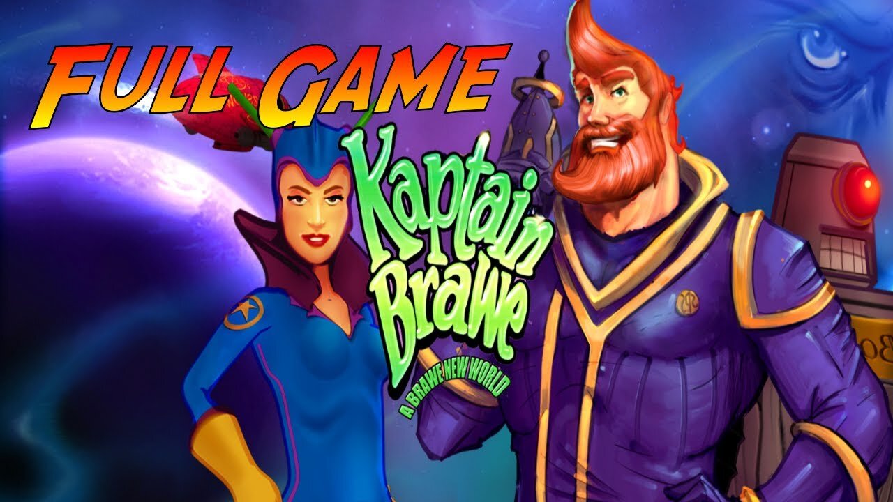 Kaptain Brawe: A Brawe New World | Complete Gameplay Walkthrough - Full Game | No Commentary