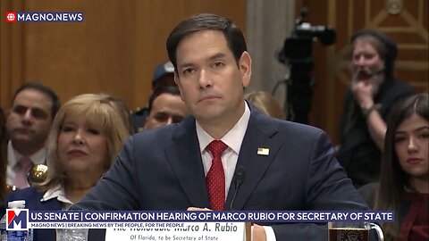 Marco Rubio | Donald Trump's pick for Secretary of State faces Senate Confirmation (Jan 15, 2025)