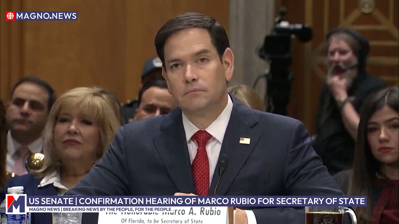Marco Rubio | Donald Trump's pick for Secretary of State faces Senate Confirmation (Jan 15, 2025)