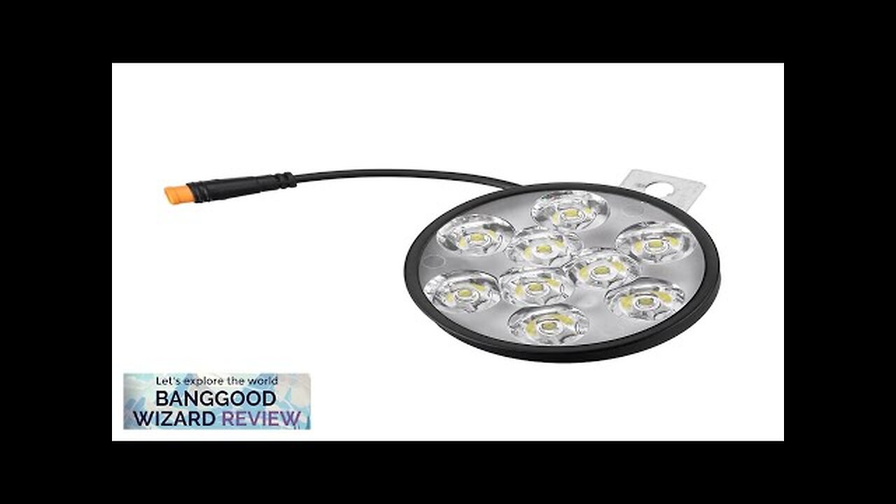 Front Light Scooter Light Headlamp Night Riding Suitable For 12-52V Electric Bike Review