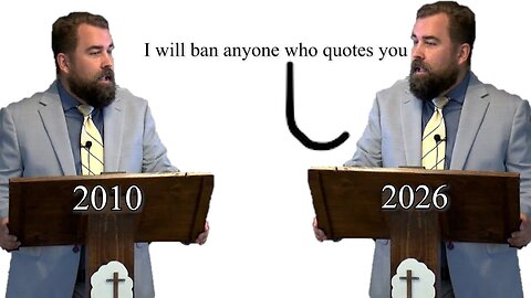 Robert Breaker BANNED ME for quoting HIMSELF #thecloudchurch #faithintheblood #blood #faithalone