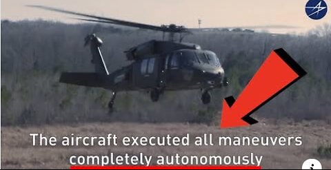 BLACK HAWK DOWN! DARPA MILITARY AIRCRAFT DOESN'T JUST FLY INTO AIRPLANES UNLESS IT'S...ON PURPOSE!