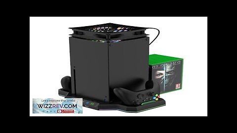 HBX-608 for Xbox Series X Console Multifunctional Charging Dock+Top-mounted Cooling Fan Base Review