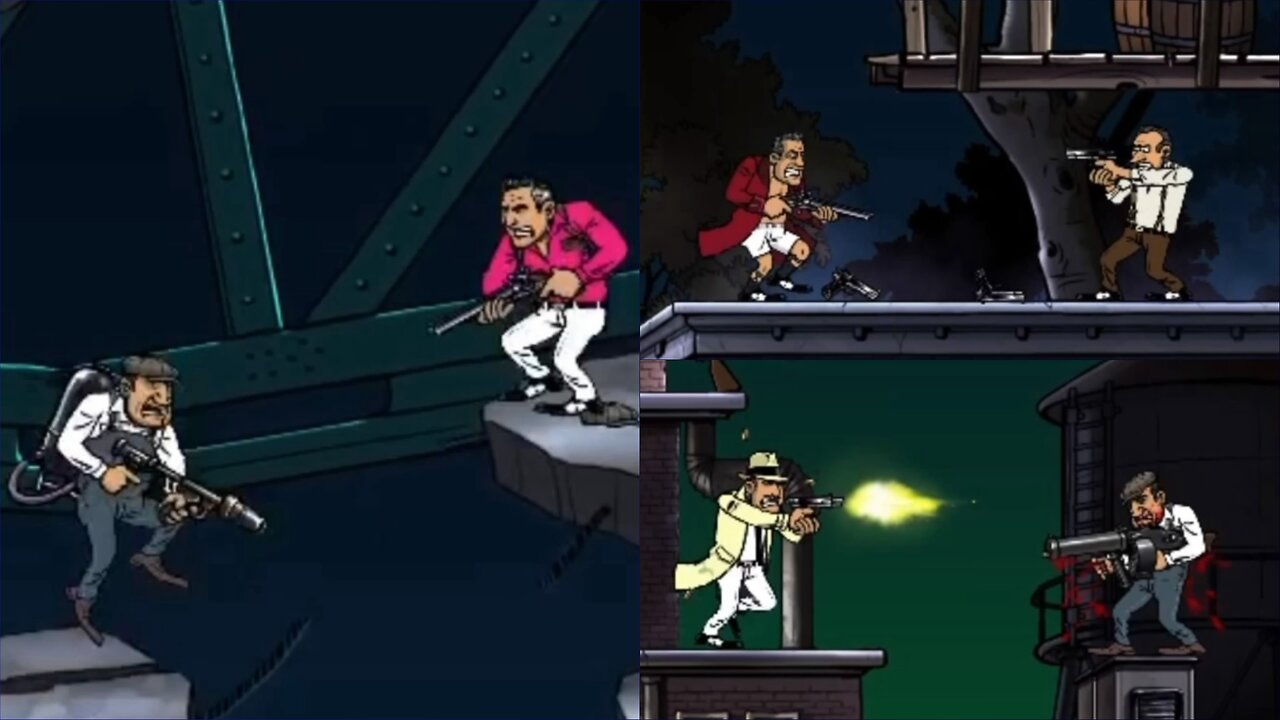 Guns, Gore and Cannoli: Versus Mode Gameplay