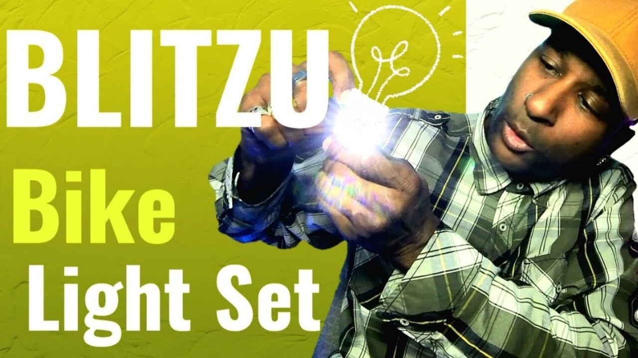 BLITZU Bike Lights - rechargeable, bright, and reliable! Perfect for your night rides.