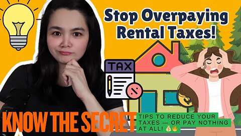 Rent tax 0-35%? Slash it with deductions—₱540K to ₱201K! #PropertyInvestmentPH