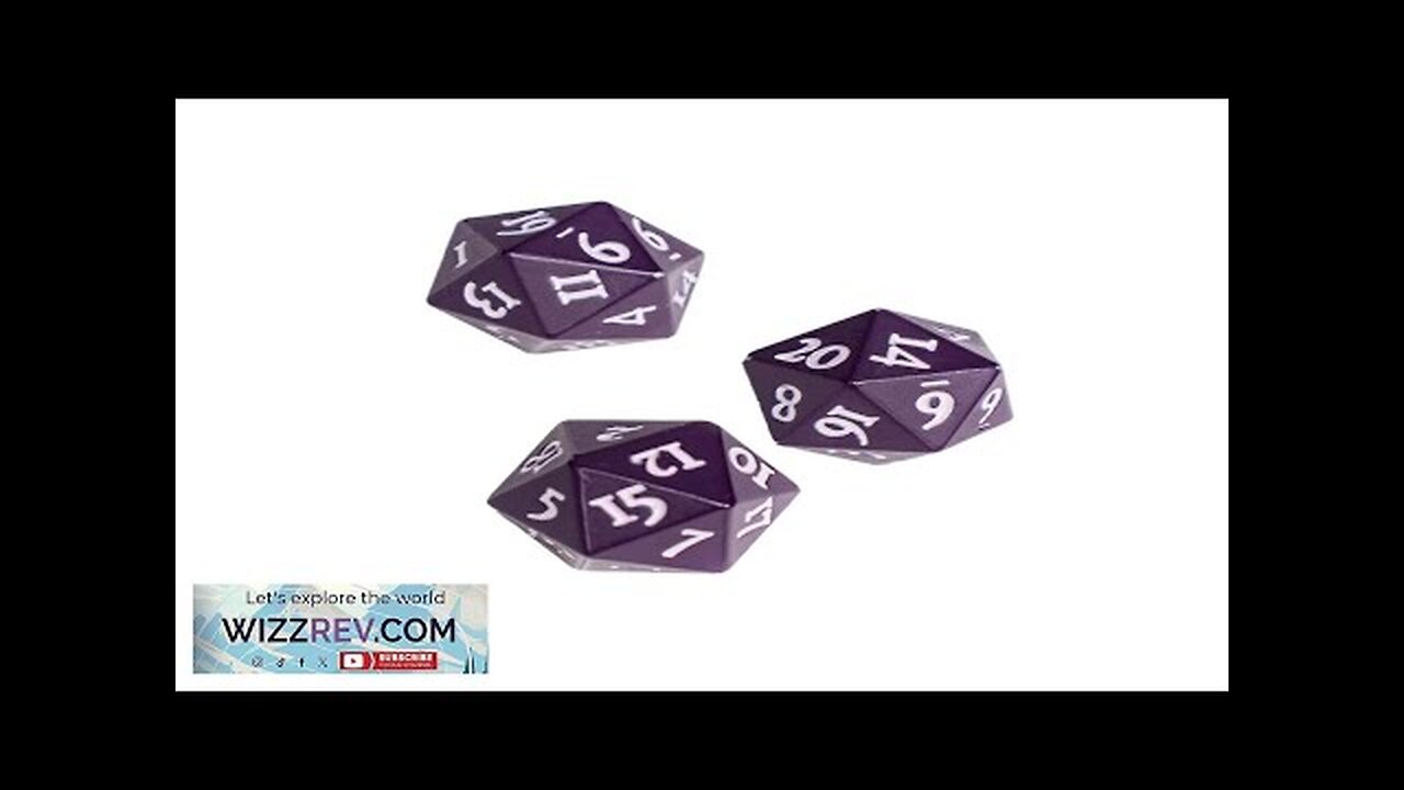 Vivid Heavy Metal D20 Dice: Midnight Plum Review