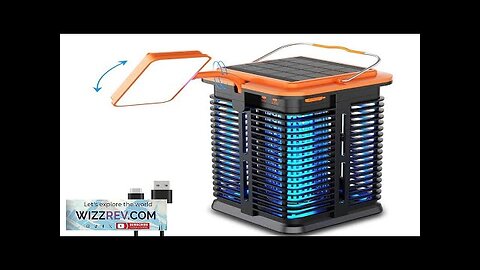 Solar Bug Zapper with LED Light 4000mAh Rechargeable Battery Cordless Electric Mosquito Review