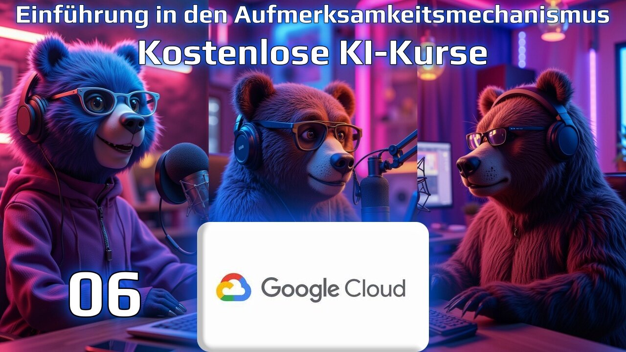 KOSTENLOSER KI-KURS 06 von GOOGLE CLOUD mit den KI-BÄREN