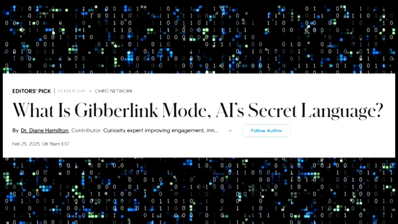 IS GIBBERLINK MODE Al's SECRET LANGUAGE? 😲