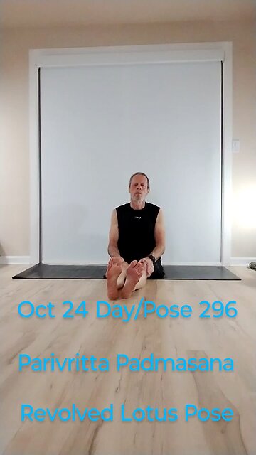 Parivritta Padmasana / Revolved Lotus Pose