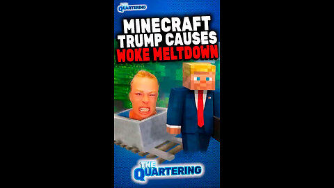 Trump Minecraft Meltdown #donaldtrump #minecraft #videogames #liberals