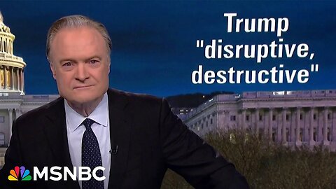 Lawrence on Wharton's worst student: Trump is mentally incapable of doing the job he was elected to