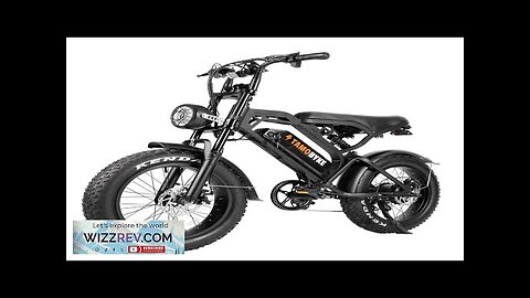 USA DIRECT QMWHELL V20 Electric Bike 48V 15AH 500W(Peak 750W) Electric Bicycle Review