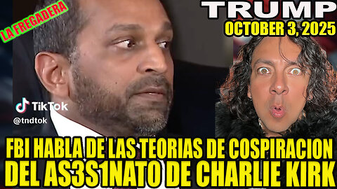EL FBI HABLA DE LAS TEORIAS DE CONSPIRACIÓN DEL AS3S1NAT0 DE CHARLIE KIRK
