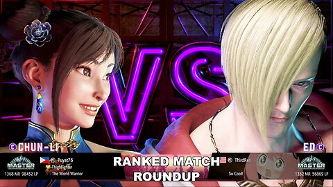 Kuya Kalbo SF6 Ranked Roundup. Chun Li Master Rank [Hori Fight Stick]