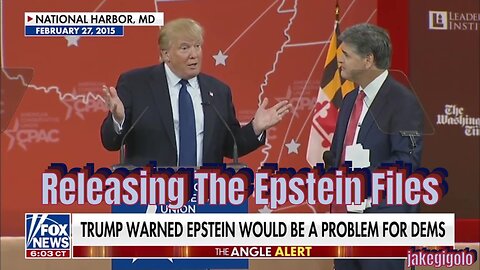 Releasing The Epstein Files - Nov 23 2025