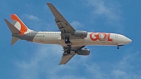 Boeing 737-800 PR-GZW coming from Brasília to Fortaleza