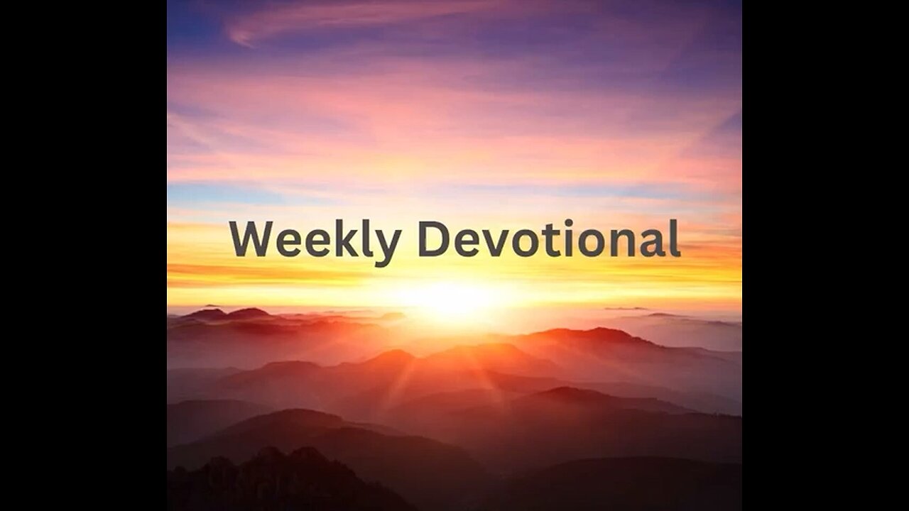 Devotional: January 16, 2025