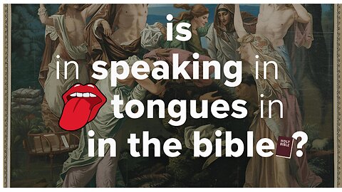 IS SPEAKING IN TONGUES REALLY IN THE BIBLE | GIFT OF THE HOLY SPIRIT #speakingintongues #tongue