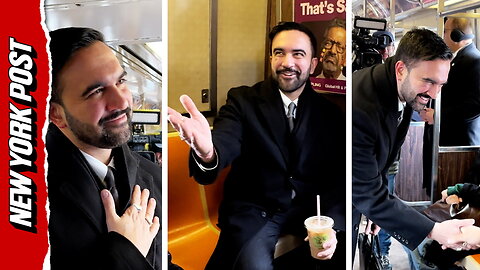 Mamdani takes the subway from Astoria on first day in office