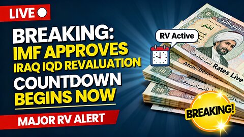 💥 BREAKING IMF Approves Iraq — IQD Revaluation Countdown BEGINS NOW ⏳💰 💥 Iraqi Dinar News 2026
