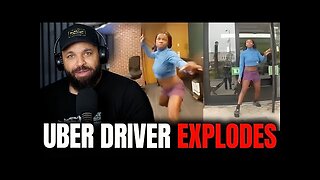 Unhinged Uber Eats Driver Attacks Cop during Customer Dispute