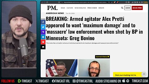 CHAOS As Civil War EXPOSED Following Alex Pretti Shooting | Tim Pool