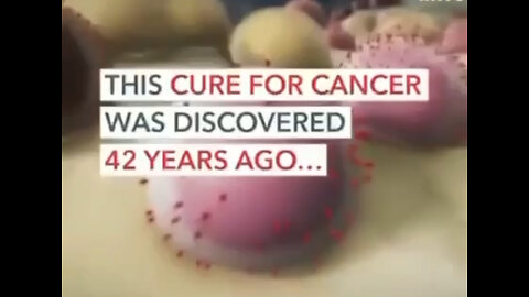 42 years ago the cure for canc€r was discovered