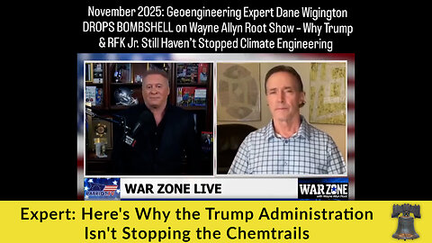 Expert: Here's Why the Trump Administration Isn't Stopping the Chemtrails