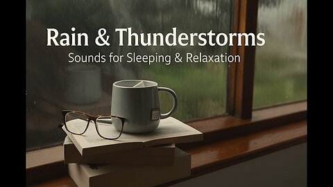 Rain & Thunderstorms | Sounds for Sleeping & Relaxation