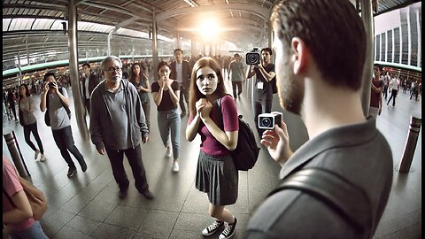 DISTURBING A GIRL IN PUBLIC!! (SOCIAL EXPERIMENT)