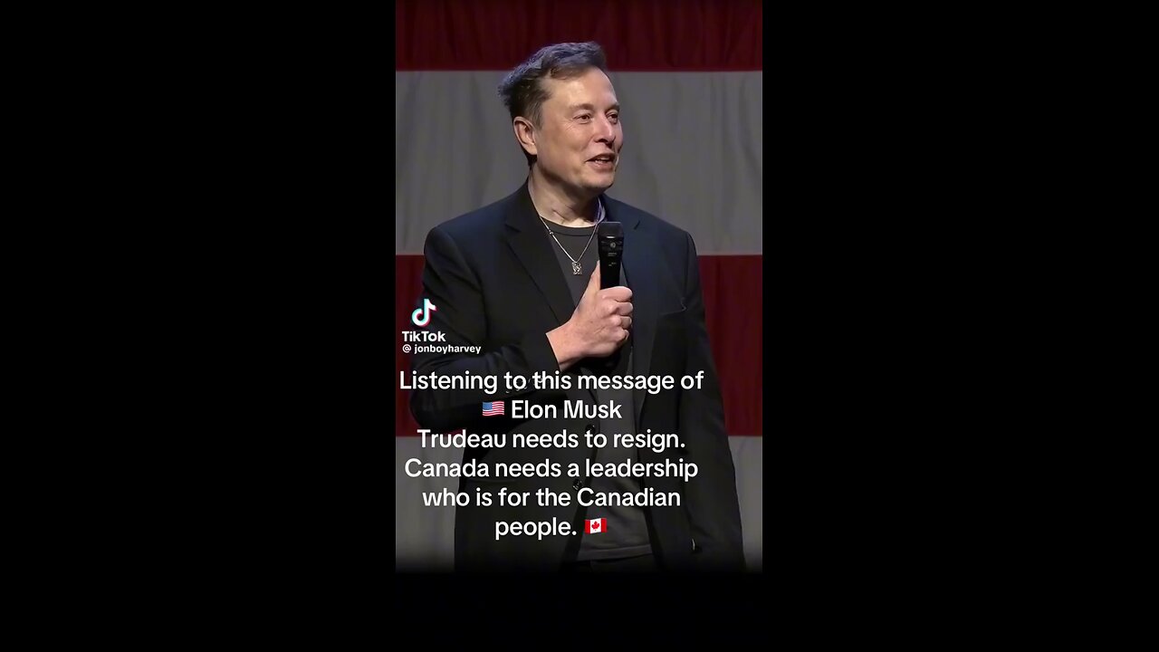 Elon Musk talks about Canada and Trudeau.