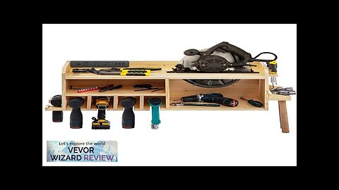 VEVOR Power Tool Organizer Wall Mount Drill Holder 4 Drill Hanging Slots Review