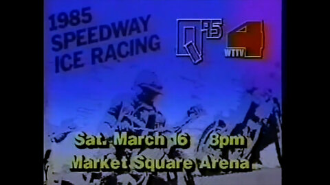 March 10, 1985 - Speedway Ice Racing Coming to Market Square Arena