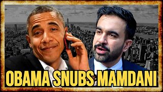 Obama DOESN'T ENDORSE Mamdani, Top Dems COWER in LAST DAYS Of Campaign