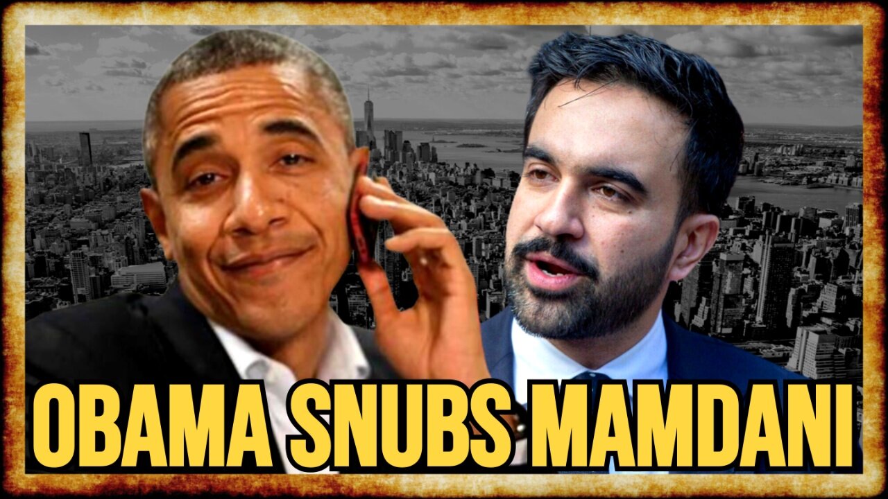 Obama DOESN'T ENDORSE Mamdani, Top Dems COWER in LAST DAYS Of Campaign