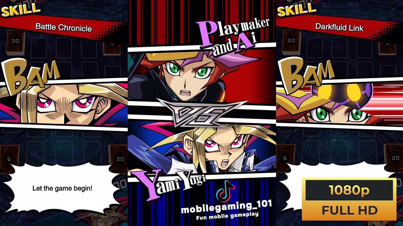 [1080p Raw Uncut] Yami Yugi Dark Magician VS Playmaker & Ai , 闇遊戯 VS プレイメーカー & アイ , 遊☆戯☆王 デュエルリンクス