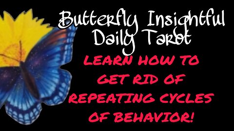 LEARN HOW TO GET RID OF REPEATING CYCLES OF BEHAVIOUR THAT NO LONGER SERVE YOU! #TAROTREADING #SHORT