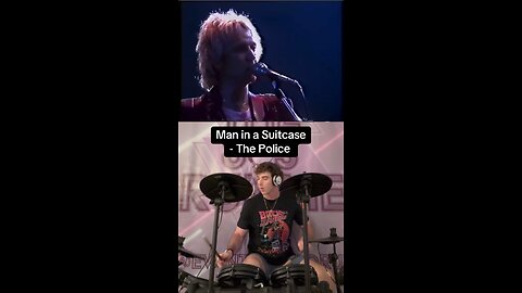 Man in a Suitcase - The Police Drum Cover