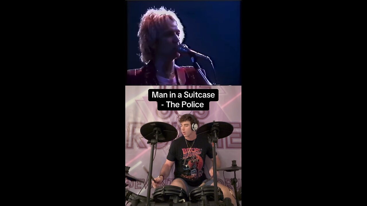 Man in a Suitcase - The Police Drum Cover