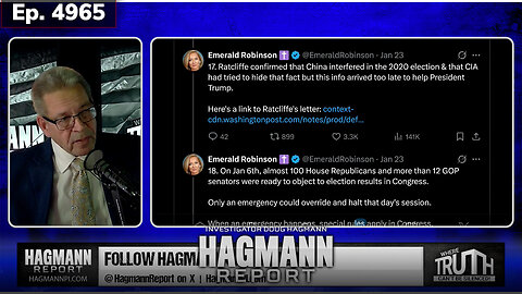 Ep. 4965: SPECIAL REPORT: Threats Identified But Ignored Led Us to Today's Events | Doug Hagmann Presents Previously Unseen Findings - 11/25/25