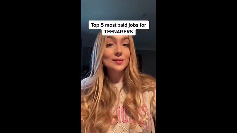 Top 5 Most Paid Jobs For TEENAGERS